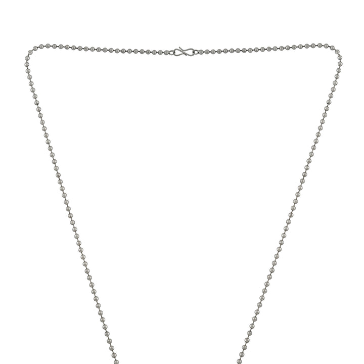 Teejh Sayyid Silver Oxidised Necklace Set