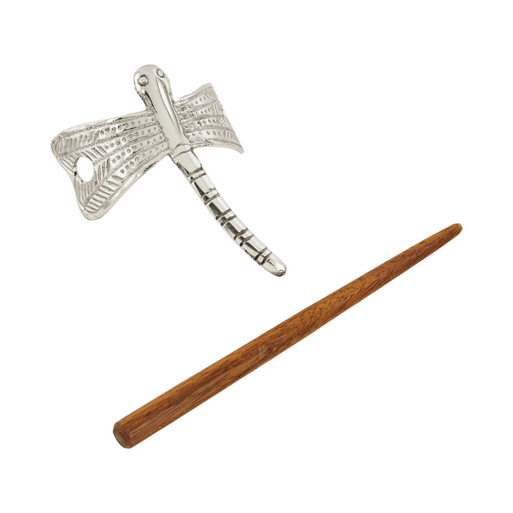 Teejh Veda Silver lossy Bun Stick