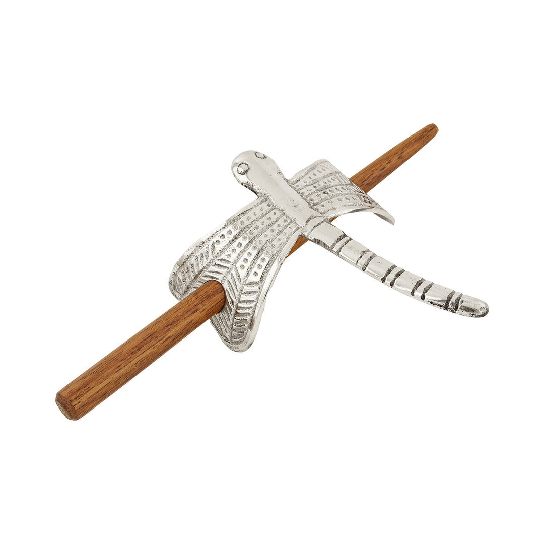 Teejh Veda Silver lossy Bun Stick