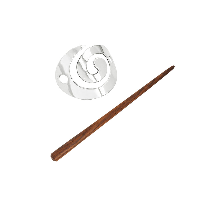 Teejh Anima Silver lossy Bun Stick