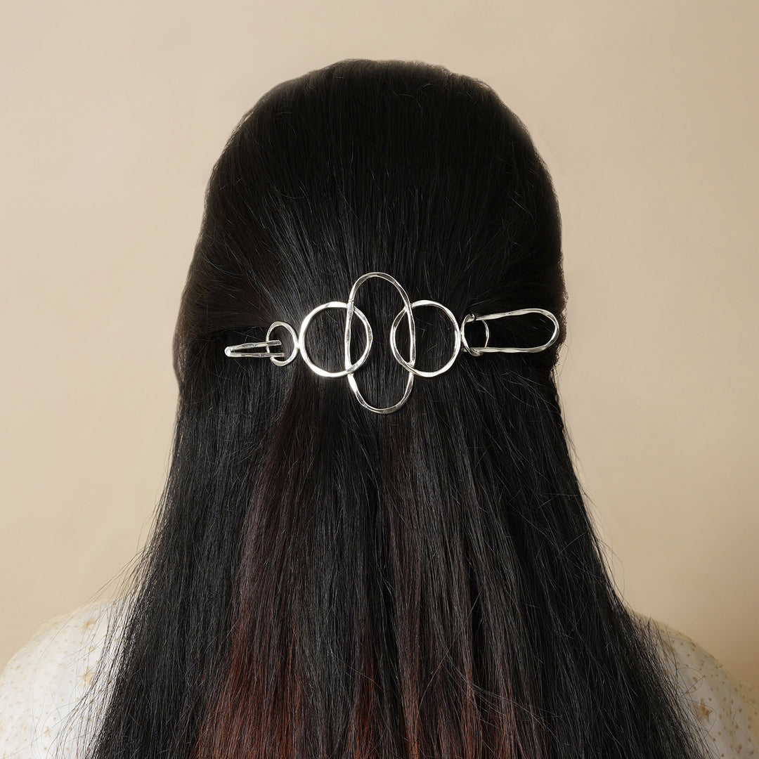 Teejh Harinder Silver lossy Bun Stick