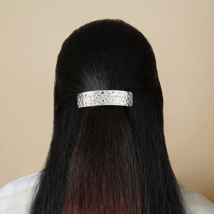 Teejh Lilavati Silver lossy Hair Pin