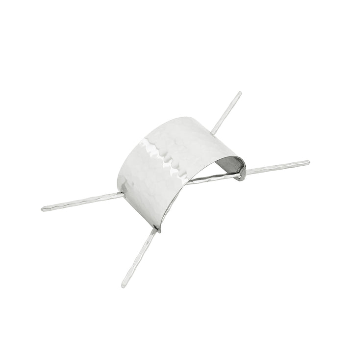 Teejh Nithya Silver lossy Bun Stick