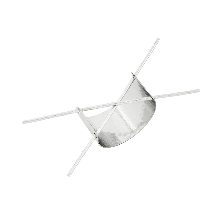 Teejh Nithya Silver lossy Bun Stick