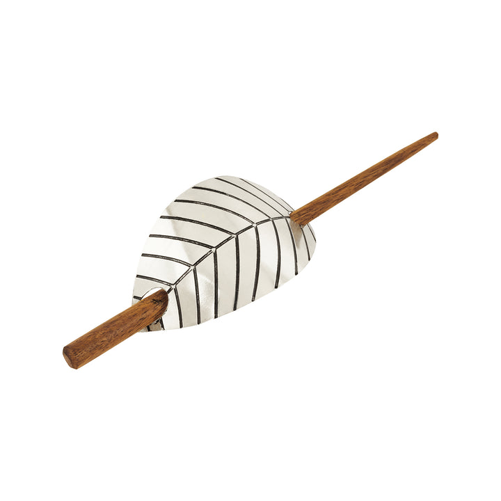 Teejh Reshmi Silver lossy Bun Stick
