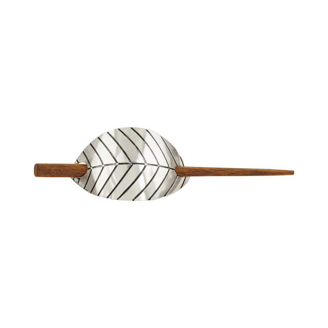 Teejh Reshmi Silver lossy Bun Stick