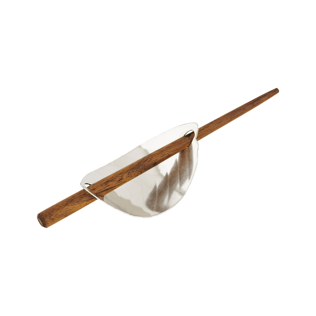 Teejh Reshmi Silver lossy Bun Stick