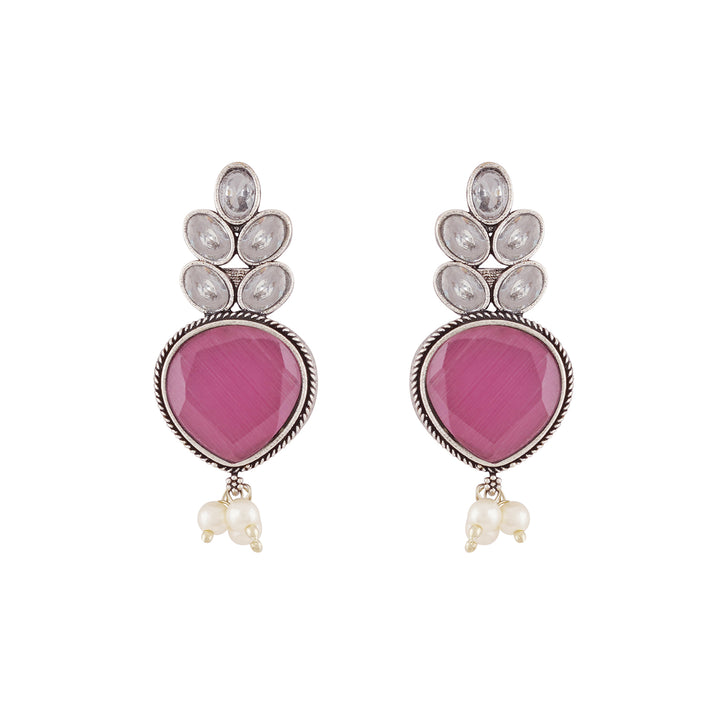 Teejh Whispering Rose Silver Earrings