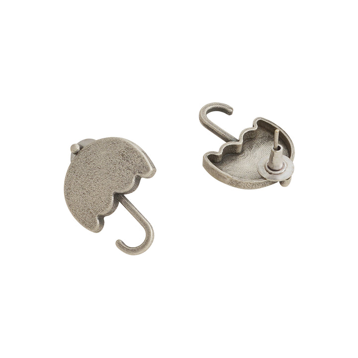 Teejh Silver Oxidised Canopy Earrings