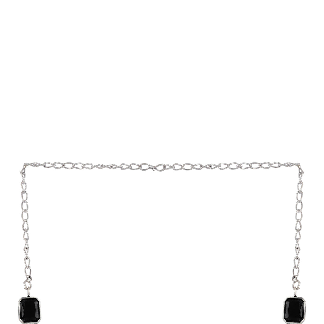 Teejh Silver Noir Elegant Set