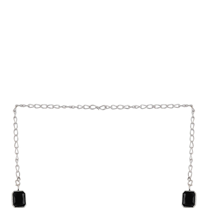 Teejh Silver Noir Elegant Set