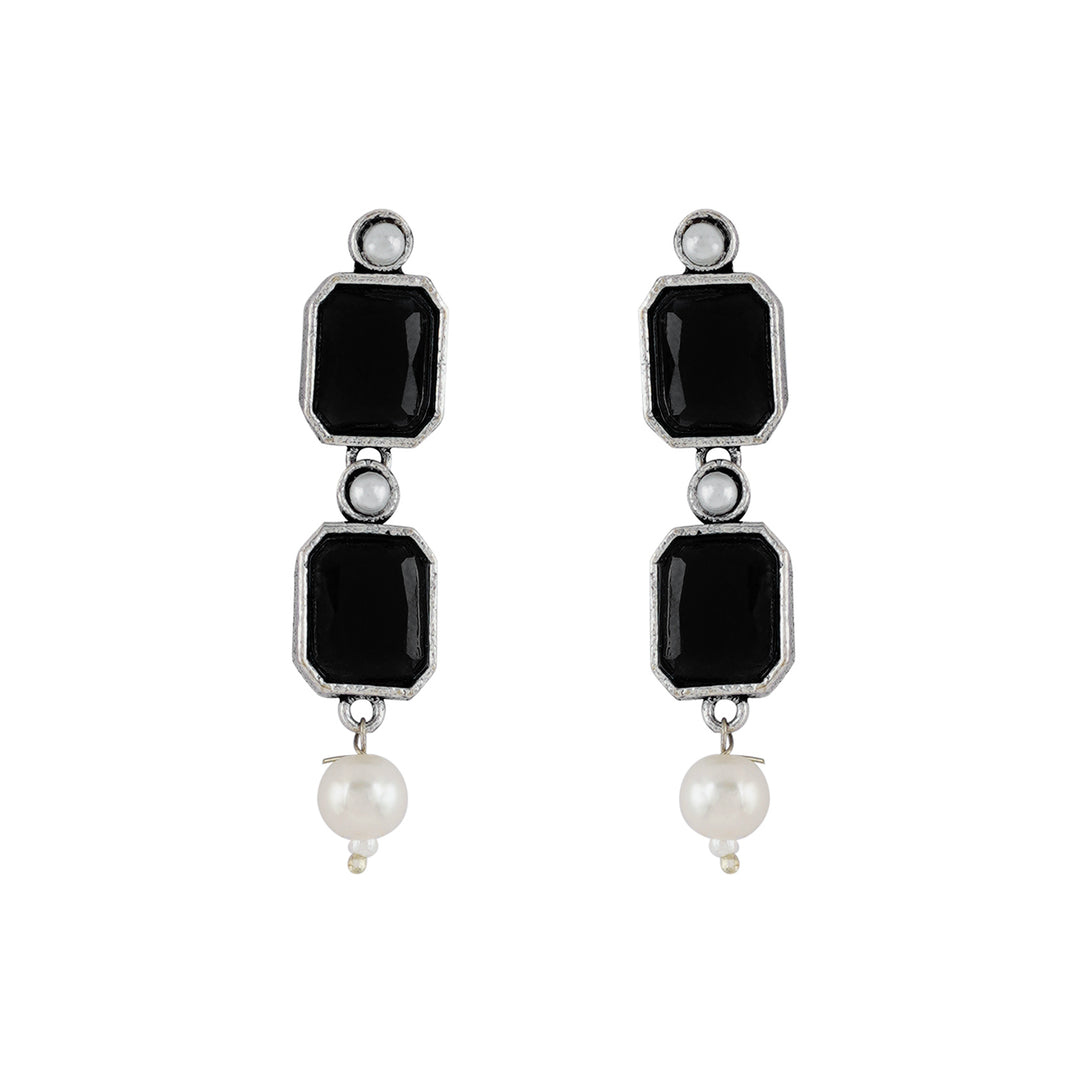Teejh Silver Noir Elegant Set