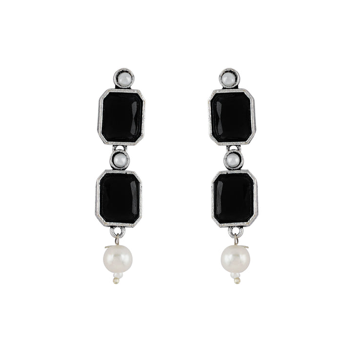 Teejh Silver Noir Elegant Set