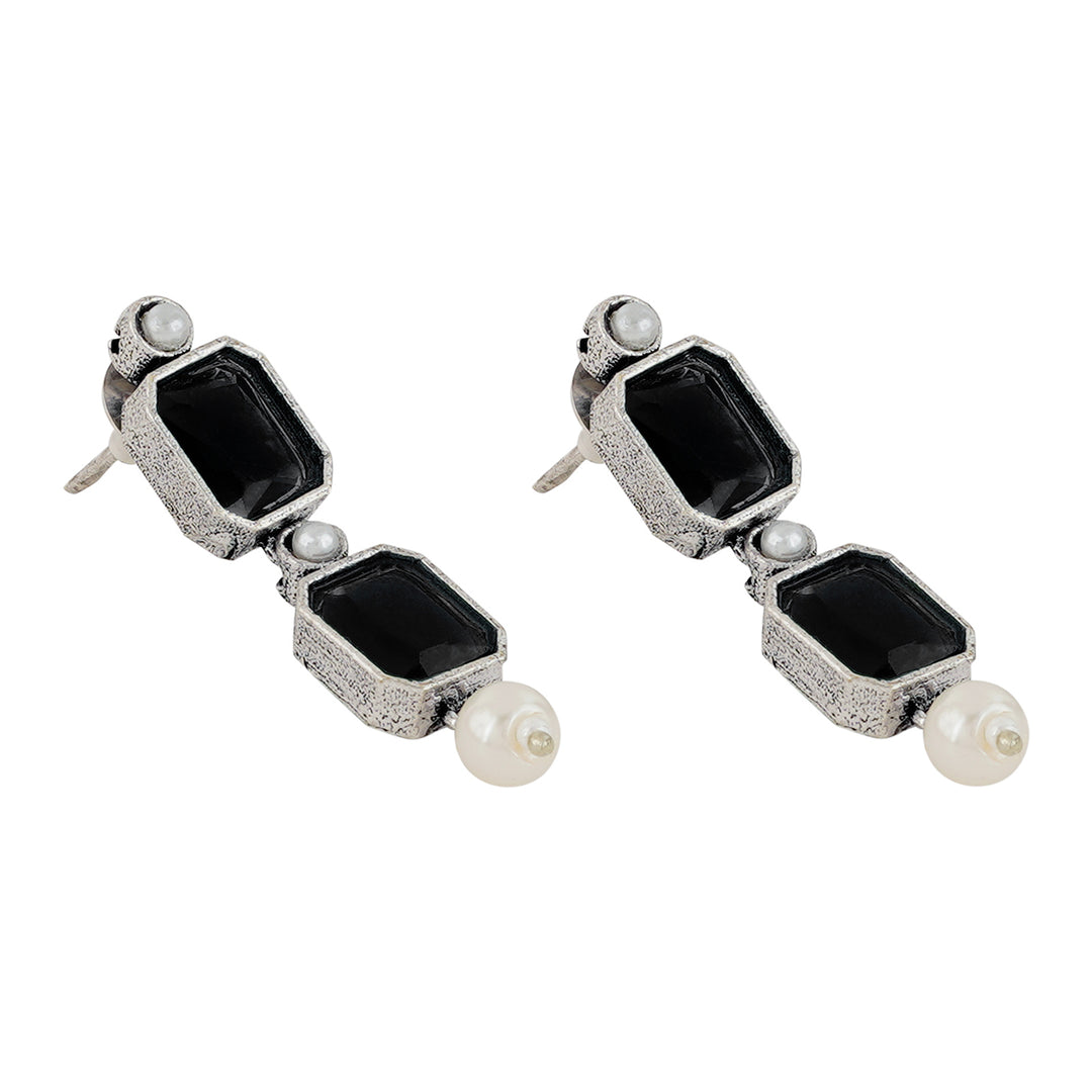 Teejh Silver Noir Elegant Set