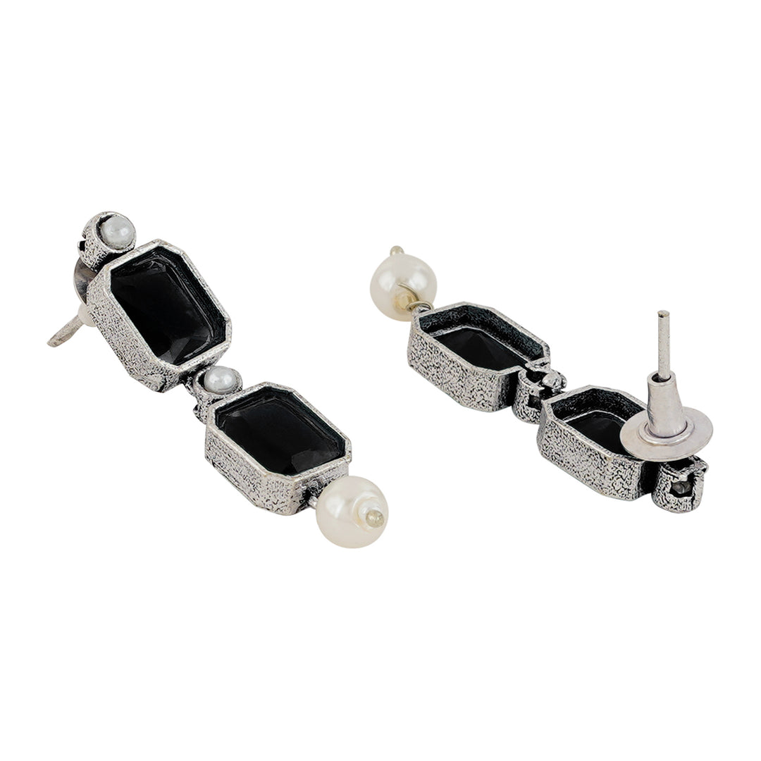 Teejh Silver Noir Elegant Set