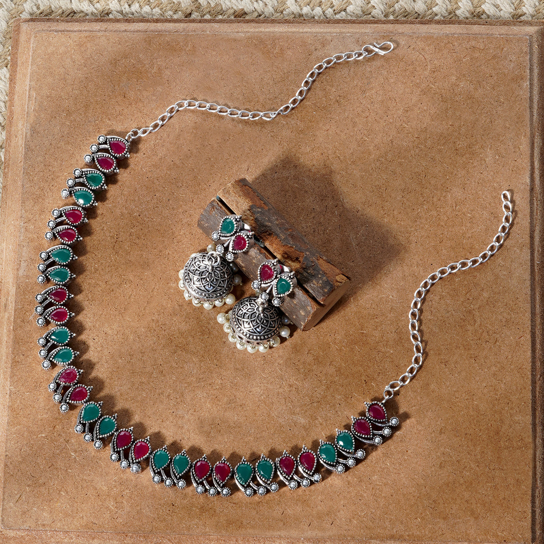 Teejh Verdant Haven Oxidized Set
