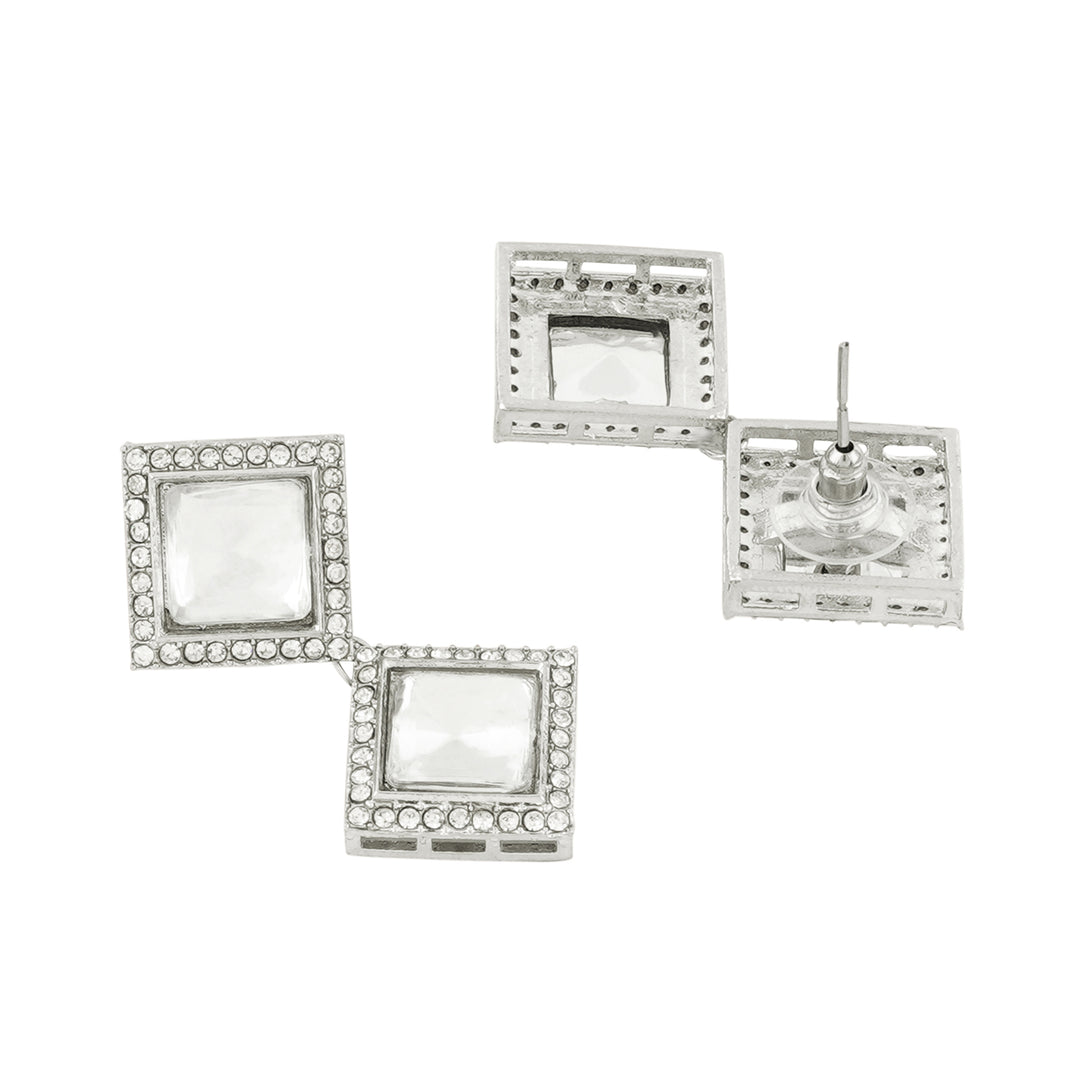 Teejh Saahiba Silver Uncut Polki Set