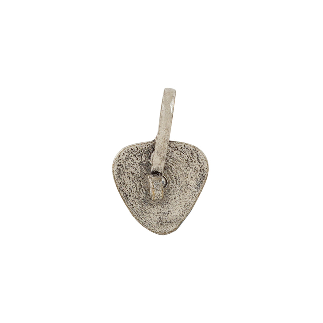 Naksha Silver Oxidised Nose Pin