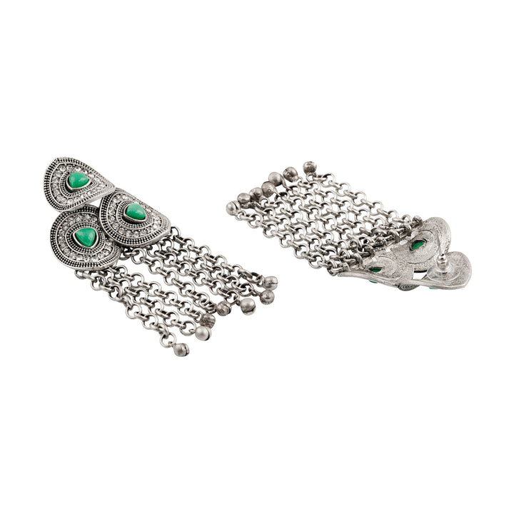 Teejh Katyani Silver Turquoise Earring