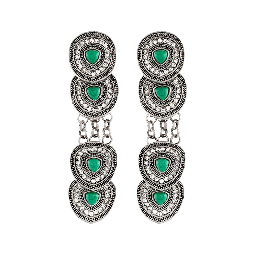 Teejh Sula Silver Turquoise Earring