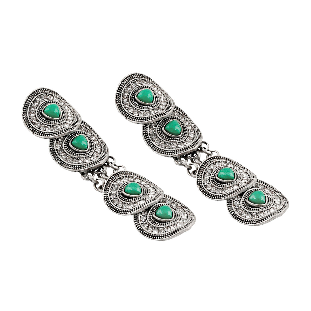 Teejh Sula Silver Turquoise Earring