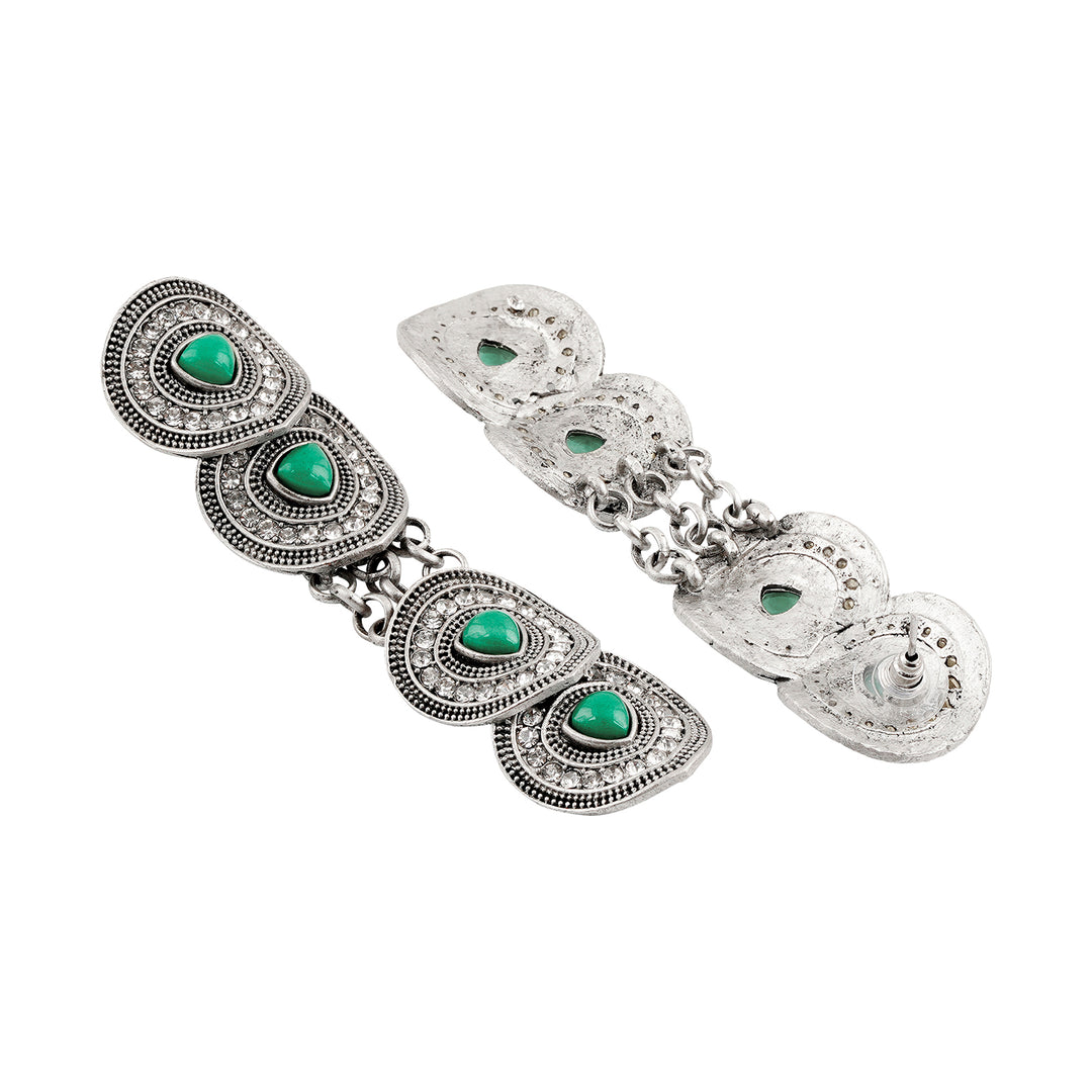 Teejh Sula Silver Turquoise Earring