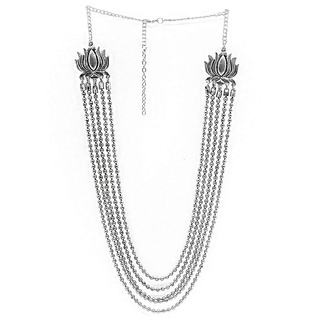 Teejh Mrunalini Silver Oxidised Jewelry Gift Set