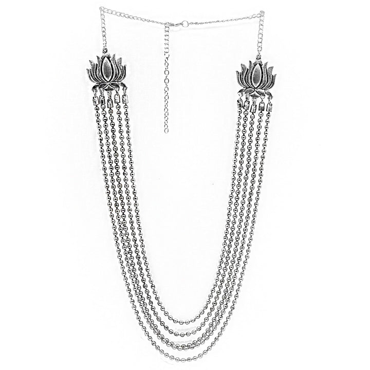 Teejh Mrunalini Silver Oxidised Jewelry Gift Set