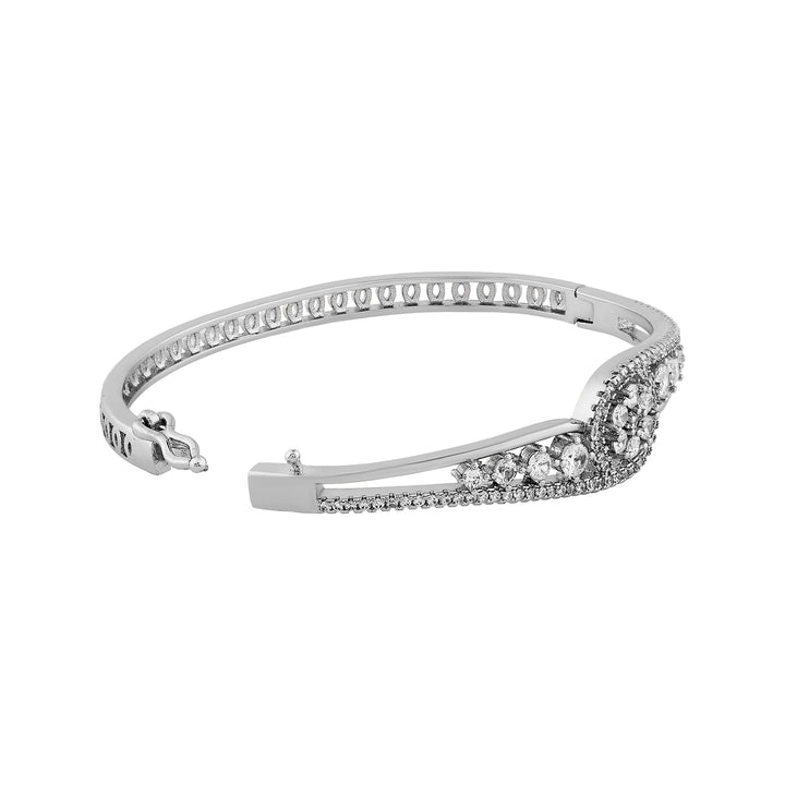 Teejh Celestial Chetna  CZ Stones Silver Bracelet