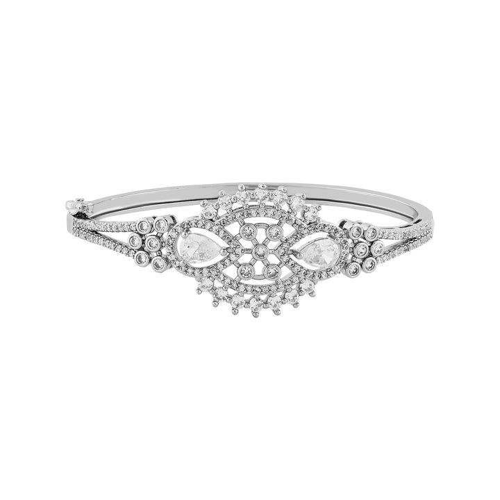 Teejh Gleam of Ganges CZ Stones Silver Bracelet
