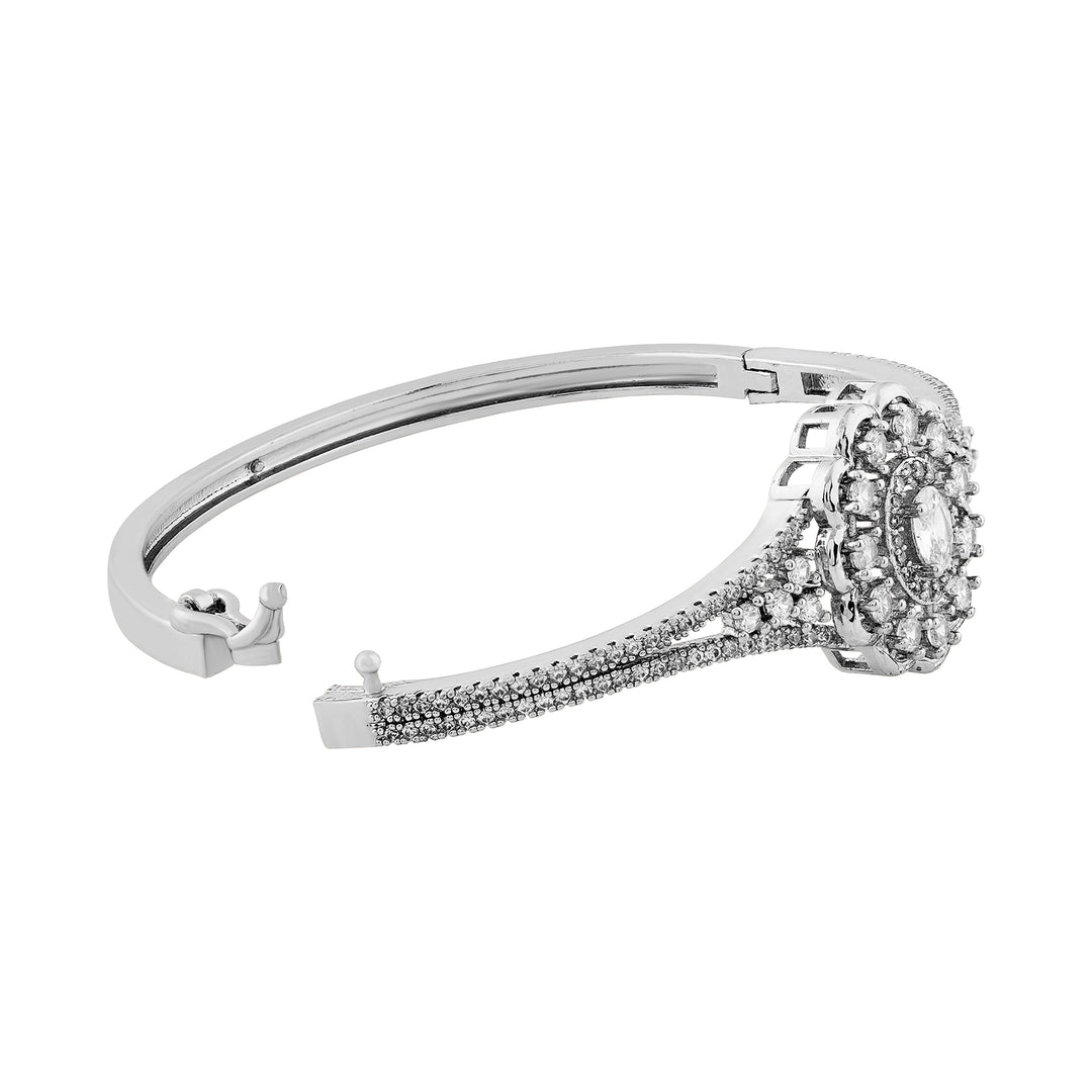 Teejh Gleam of Ganges CZ Stones Silver Bracelet