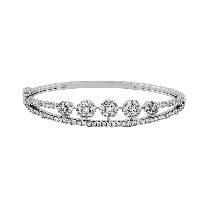 Teejh Rhea Radiance CZ Stones Silver Bracelet