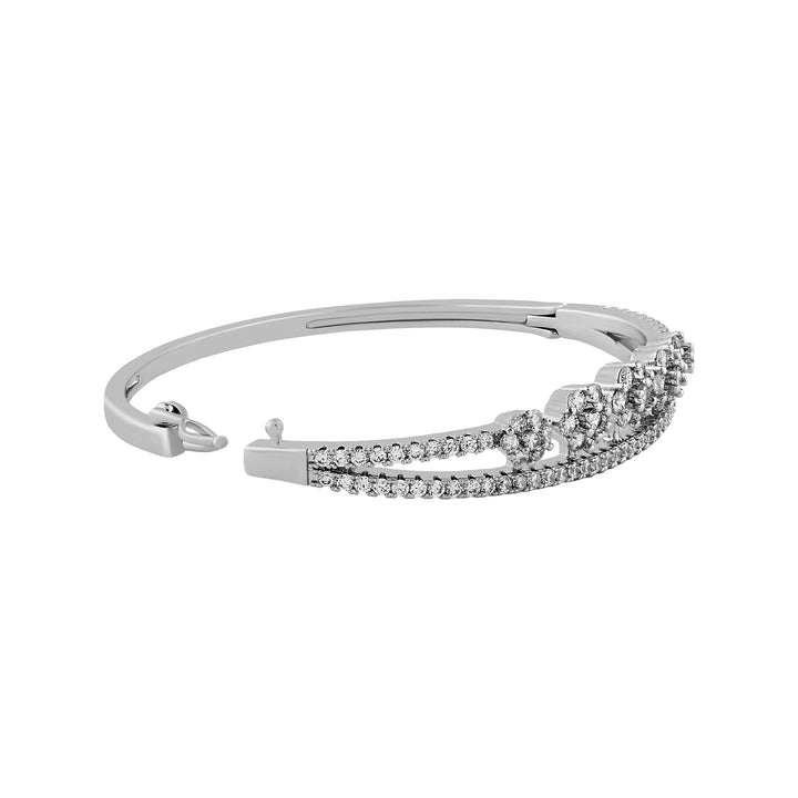 Teejh Rhea Radiance CZ Stones Silver Bracelet
