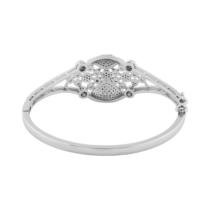 Teejh Serene Swarna CZ Stones  Silver Bracelet
