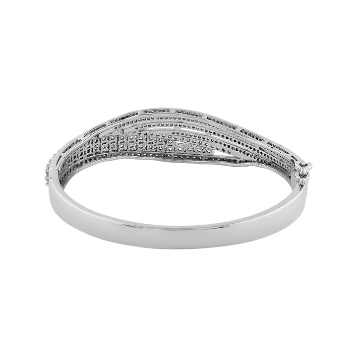 Teejh Madhavi Mirage CZ Stones Silver Bracelet