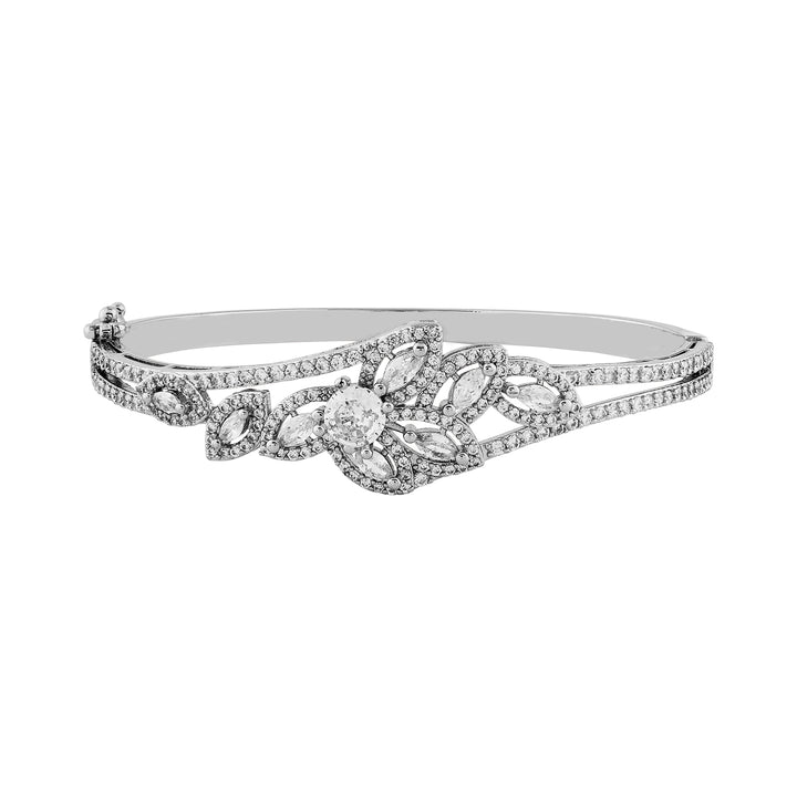 Teejh Madhunika Mirage CZ Stones Silver Bracelet