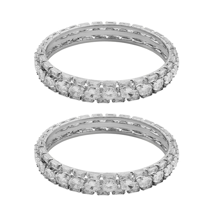 Teejh Eternaa Silver Bangles