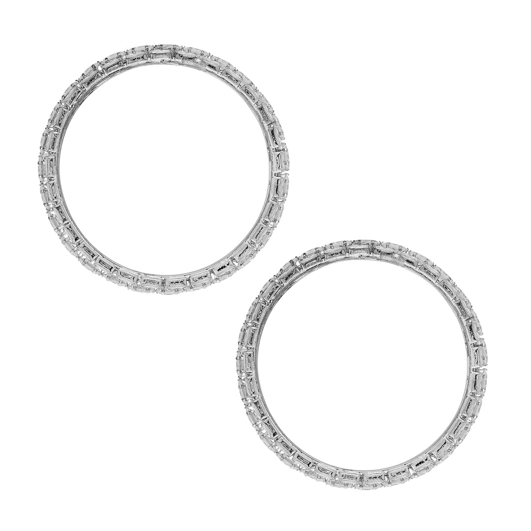 Teejh Eternaa Silver Bangles