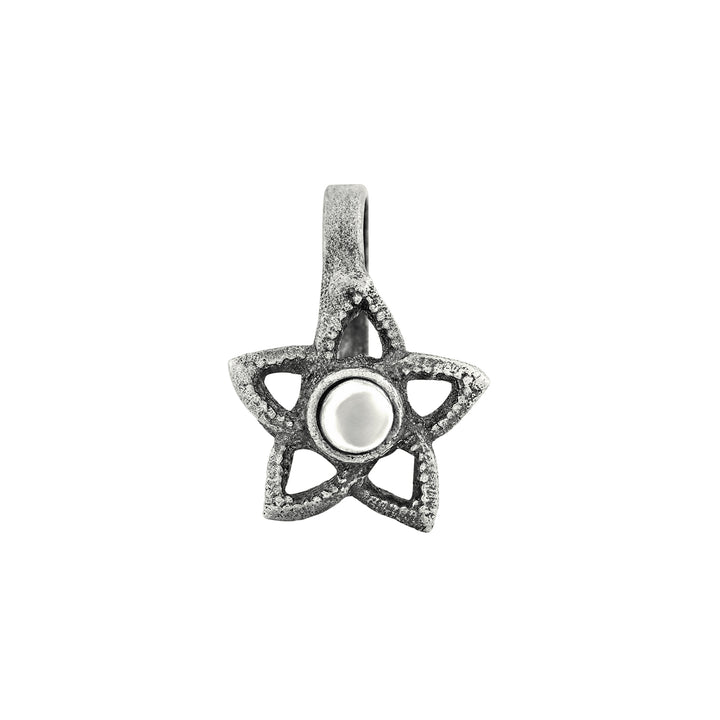 Teejh Anali White Stone Press on Nosepin