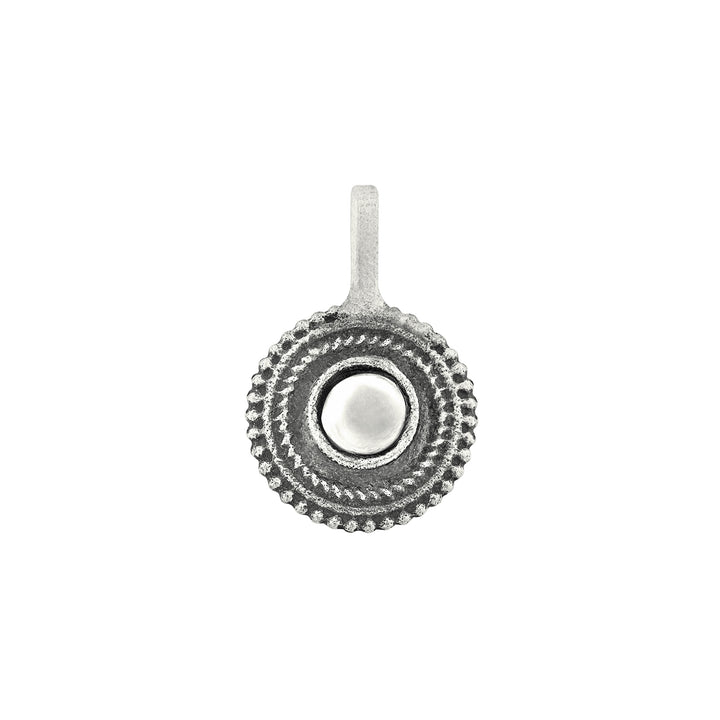 Teejh Vanika White Stone Press on Nosepin