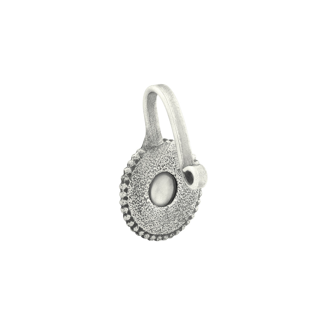 Teejh Vanika White Stone Press on Nosepin