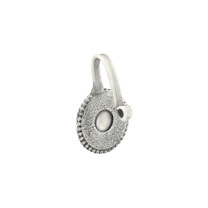Teejh Vanika White Stone Press on Nosepin