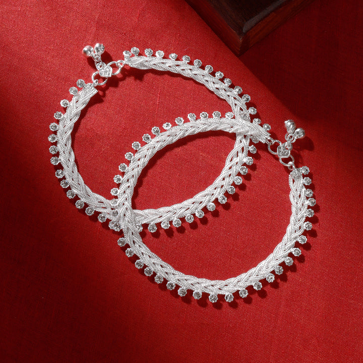 Teejh Nirmaya  Silver Payal