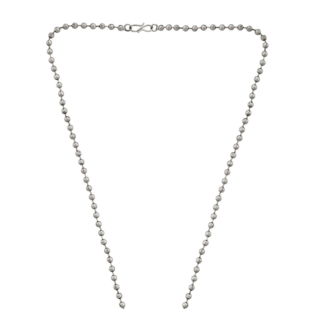 Teejh Kanira Green Silver Necklace