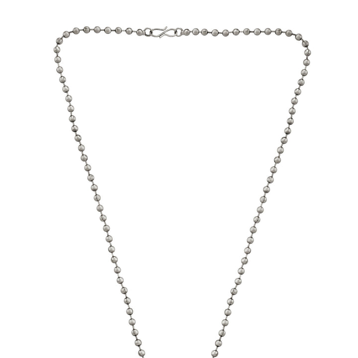 Teejh Kanira Green Silver Necklace