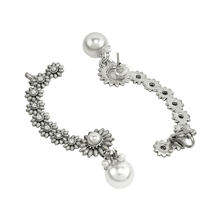 Teejh Kaylaa Silver and  Pearl Earcuff