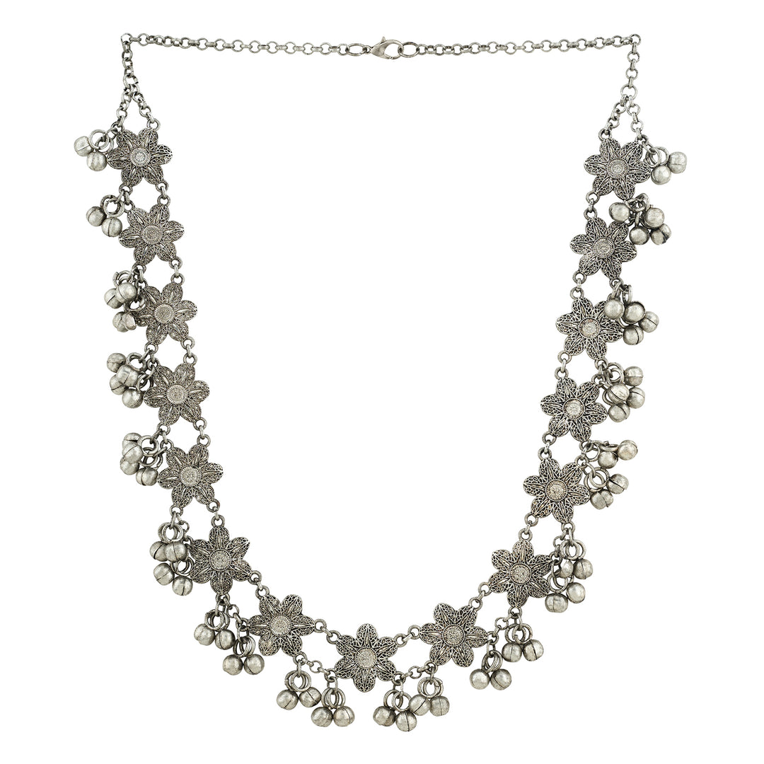 Teejh Yasha Silver Princess Necklace