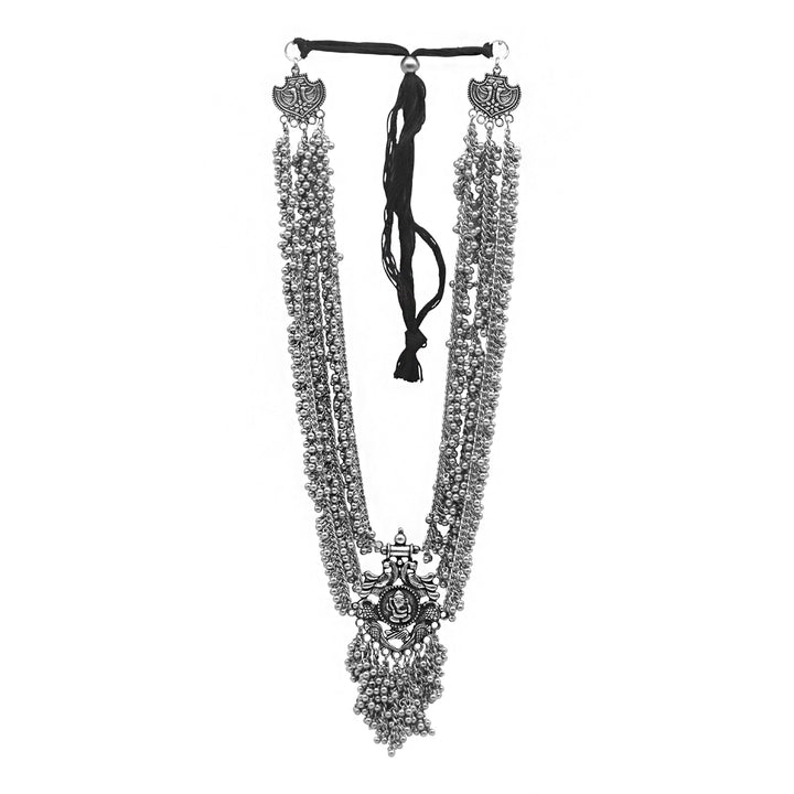 Teejh Dipika Silver Oxidised Jewelry Gift Set