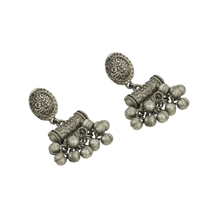 Teejh Yarini Silver Oxidised Earrings