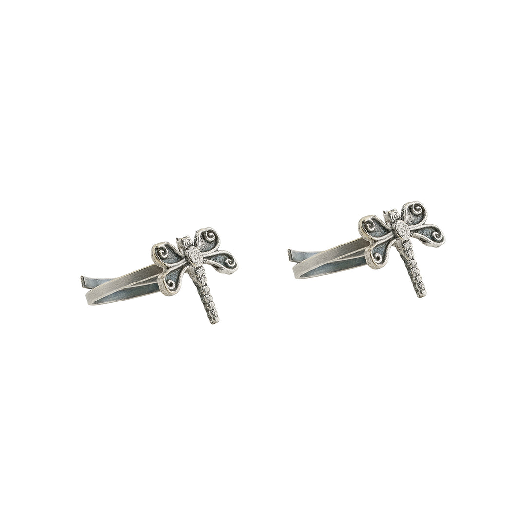 Teejh Aviraya Silver Oxidised Toe Rings